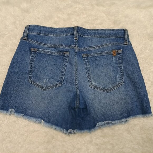 Joe's Jeans Womens Blue Distressed Denim Cut Off Shorts W29 - Picture 3 of 9